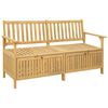 vidaXL Geymslubekkur me&eth; geymslu 148 x 63 x 84 cm Solid-Acacia