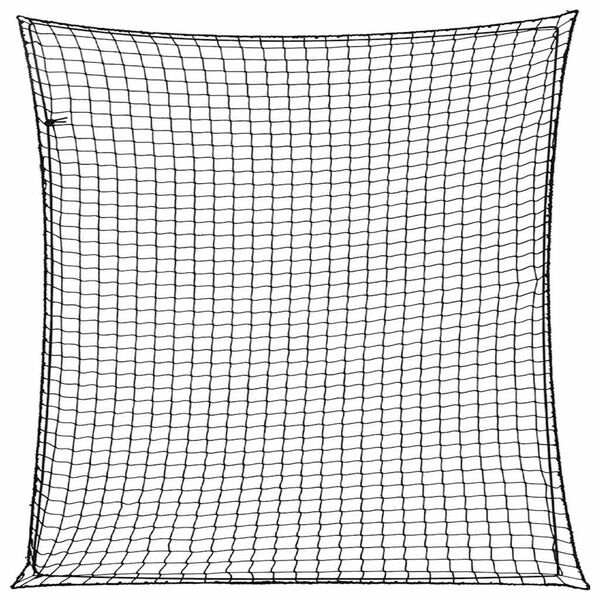 vidaXL Kerrunet me&eth; Teygjanlegu Reipi Svart 3x3 m PP