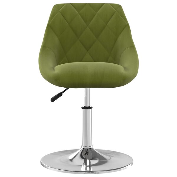 vidaXL Sn&uacute;ningsbor&eth;stofust&oacute;lar 2 stk. Lj&oacute;sgr&aelig;nir Flauel