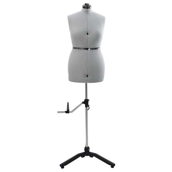 vidaXL A&eth;l&ouml;gunarh&aelig;f kj&oacute;l forma kvenna Gr&aacute;r m Flauel