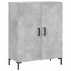 vidaXL Skenkur Steypugr&aacute;r 69,5x34x90 cm Samsettur Vi&eth;ur