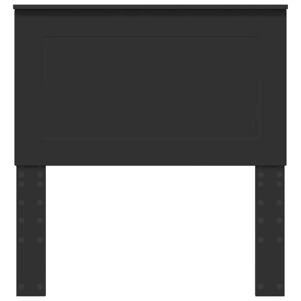 vidaXL H&ouml;f&eth;agafl Svart Eik Verkefnavi&eth;ur