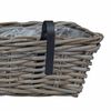 vidaXL Hangandi pl&ouml;ntu k&ouml;rfa 2 pcs Gr&aacute;r 48 x 22 x 15 cm Lacak rattan