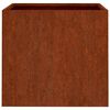 vidaXL gr&oacute;&eth;ursetningar 2 stk 42x40x39 cm Corten St&aacute;l