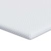 vidaXL D&yacute;nu toppur Hv&iacute;tt 80 x 200 cm Jacquard Efni