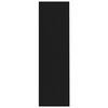 vidaXL Bókaskápur Svartur 97,5x29,5x100 cm Samsettur Viður