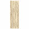 vidaXL Hár Skápur Sonoma Eik 40x41x124 cm Samsettur Viður