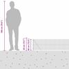 vidaXL Gir&eth;ingarp&oacute;stur Gr&aelig;nn 100 x 0,4 m (19 x 19 mm net) St&aacute;l og PVC