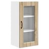 vidaXL Eldh&uacute;s sk&aacute;pur Kalmar Sonoma Eik 40 x 31 x 80 cm Samsettur vi&eth;ur
