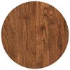 vidaXL Bor&eth;plata L&eacute;tt br&uacute;nt &Oslash; 30 x 4 cm Umfer&eth; &aacute;kaft eik