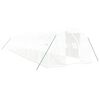 vidaXL Gr&oacute;&eth;urh&uacute;s me&eth; St&aacute;lgrind Hv&iacute;tt 36 m&sup2; 12x3x2 m