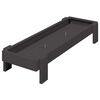vidaXL F&oacute;&eth;rari fyrir kj&uacute;klinga Svartur 80 x 28 x 13.5 cm