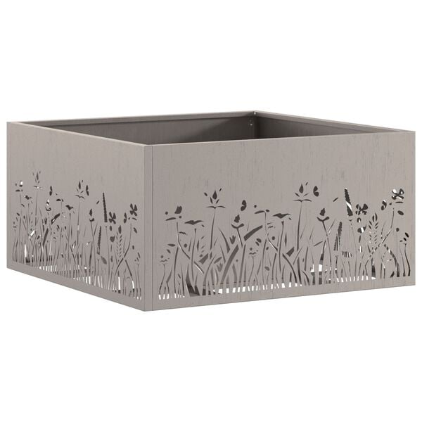 vidaXL Eldurn Brúnn 60 x 60 x 30 cm Stál