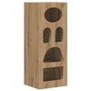 vidaXL Vi&eth;beinteyfla Artisan Eik 40 x 35 x 100,5 cm Samsettur vi&eth;ur