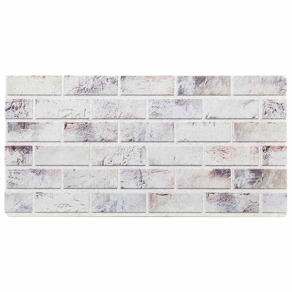 vidaXL 3D Vegg&thorn;il 10 stk. Lj&oacute;sgr&aacute; 100x50 cm EPS