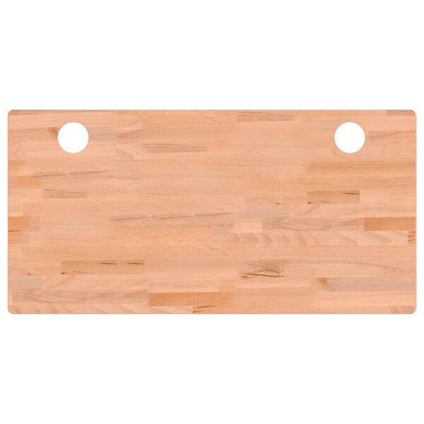 vidaXL Skrifbor&eth;splata 110x55x1,5 cm Gegnheilt Beyki