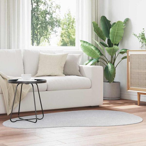 vidaXL Teppi HUARTE Gr&aacute;r 120 x 170 cm P&oacute;l&yacute;ester