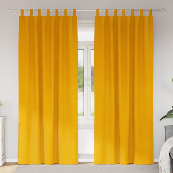 vidaXL Myrkratj&ouml;ld 2 pcs Gulvara gulan 140 x 260 cm Flauel