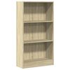 vidaXL B&oacute;kahilla Sonoma Eik 60x24x109 cm Samsettur Vi&eth;ur