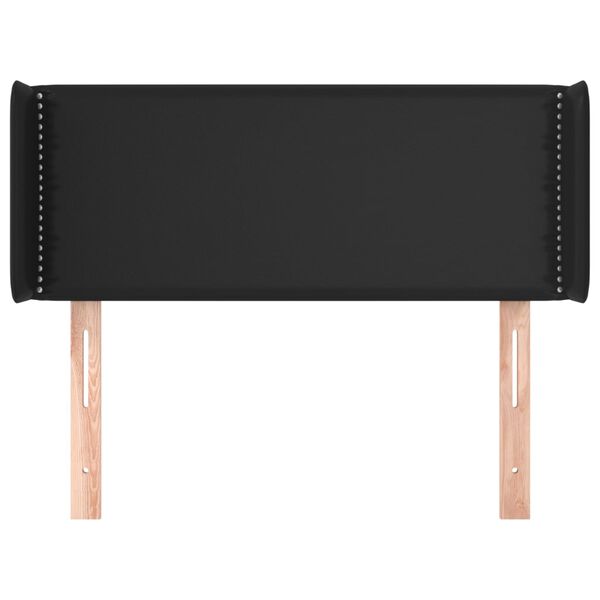 vidaXL H&ouml;f&eth;agafl me&eth; Eyrum 93x16x78/88 cm Svart Gervile&eth;ur