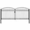 vidaXL Gir&eth;ingarhli&eth; ASSEN Tv&ouml;f&ouml;ld Hur&eth; me&eth; Bogadregnu St&aacute;li 400x200 cm