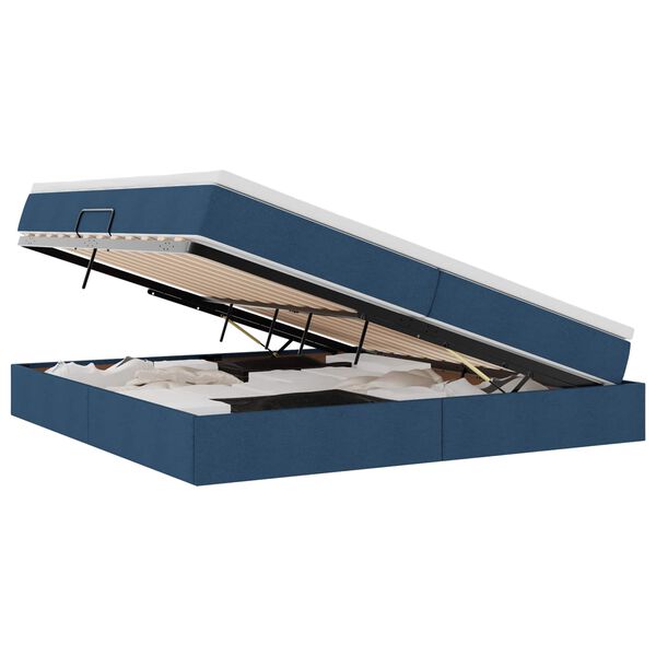 vidaXL R&uacute;m me&eth; geymslur&yacute;mi og d&yacute;nu Bl&aacute;r 200 x 200 cm P&oacute;l&yacute;ester