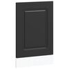 vidaXL Upp&thorn;vottav&eacute;larplata Kalmar Svartur 45x1,5x57 cm Samsettur Vi&eth;ur