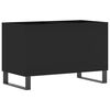 vidaXL Pl&ouml;tusk&aacute;pur Svartur 74,5x38x48 cm Samsettur Vi&eth;ur