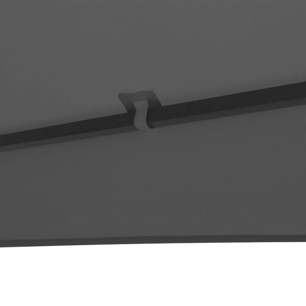 vidaXL Garðtjaldhiminn 323x275x265 cm Reykgrár