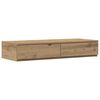 vidaXL R&uacute;msk&uacute;ffur Artisan Eik 100 x 36,5 x 16,5 cm Samsettur vi&eth;ur