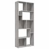 vidaXL B&oacute;kask&aacute;pur Gr&aacute;r Sonoma 67x24x161 cm Samsettur Vi&eth;ur