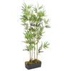 vidaXL Gervi Bambustr&eacute; 552 Laufum 120 cm Gr&aelig;n