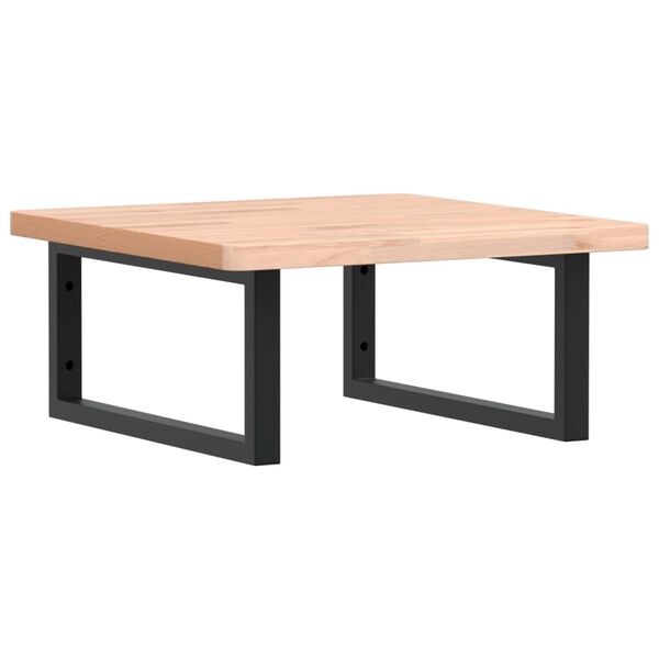 vidaXL Veggfest Handlaugarhilla St&aacute;l og Gegnheilt Beyki