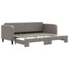 vidaXL Svefns&oacute;fi me&eth; Hj&oacute;lapl&ouml;tu Br&uacute;ngr&aacute;tt 80x200 cm Efni
