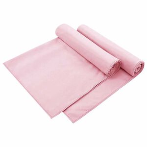 vidaXL &Uacute;ti St&oacute;la Handkl&aelig;&eth;i 2 pcs Bleikur 130 x 60 cm