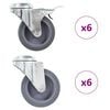 vidaXL Sn&uacute;ningshj&oacute;l me&eth; Boltagati 12 stk. 75 mm