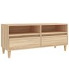 vidaXL Sj&oacute;nvarpssk&aacute;pur Sonoma Eik 100x34,5x44,5 cm Samsettur Vi&eth;ur