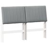 vidaXL B&oacute;lstru&eth; r&uacute;mgafl Lj&oacute;sgr&aacute;r 140 cm Solid furuhikk