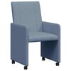 vidaXL Matsalur st&oacute;lar me&eth; hj&oacute;lum 2 pcs Bl&aacute;r 57 x 66 x 94 cm