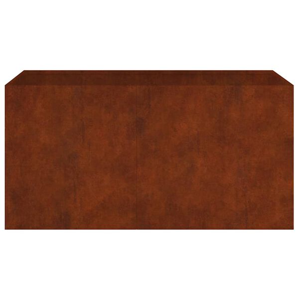 vidaXL Gr&oacute;&eth;urker 80x40x40 cm Corten St&aacute;l