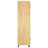 vidaXL Cabinet SKI Hunangsbjartur 66 x 58 x 207 cm Solid furuhikk