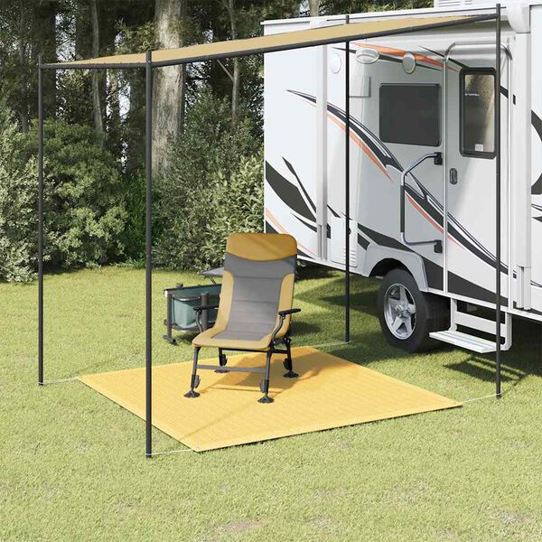 vidaXL Tjaldteppi Drappa&eth; 250x250 cm