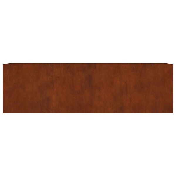 vidaXL Upph&aelig;kka&eth; Gar&eth;ker 280x80x80 cm Corten St&aacute;l