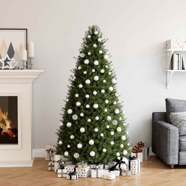 vidaXL Jólakúlusett 100 Hlutir Hvítur