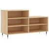 vidaXL Sk&oacute;sk&aacute;pur Sonoma Eik 102x36x60 cm Samsettur Vi&eth;ur