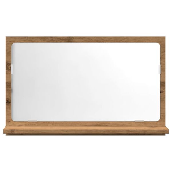 vidaXL ba&eth;herbergisspegill Sk&aacute;pur Artisan Oak 60x11x37 cm