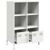 vidaXL Highboard Hv&iacute;tt 68x39x103,5 cm St&aacute;l
