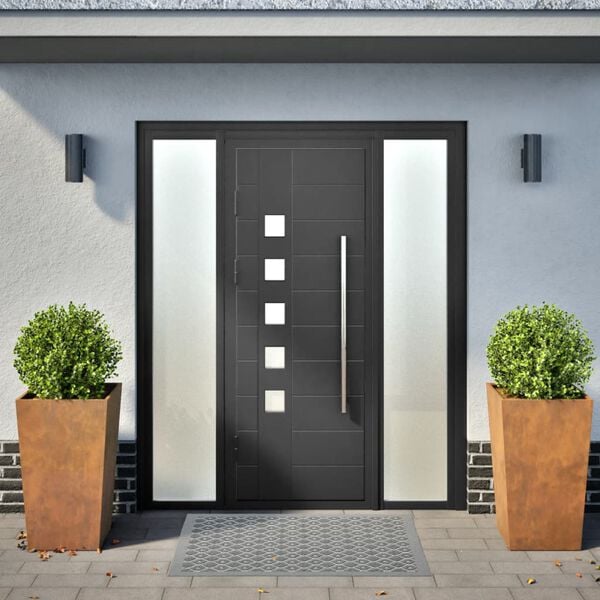 vidaXL Gar&eth;pl&ouml;ntur 2 stk 45x45x75 cm Ve&eth;urst&aacute;l