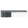 vidaXL Fuglafeiti Antras&iacute;t 630 x 103 x 142 cm Galvaniserad st&aacute;l