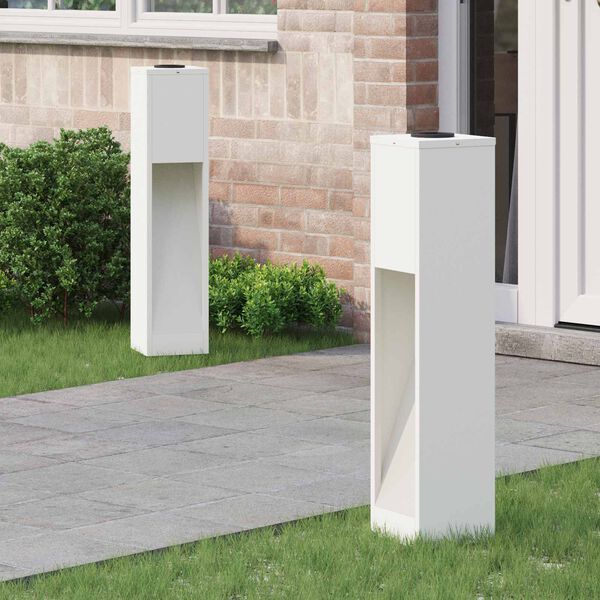 vidaXL S&oacute;l LED lei&eth;arlj&oacute;s 2 pcs Hv&iacute;tt Kaldvalsa&eth;ur st&aacute;lar